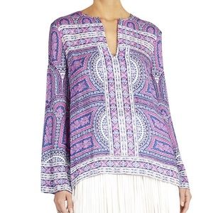 BCBG MaxAzria Tunic Blouse  Size Large